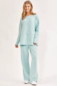 Travel In Greece - Tunic Top Straight Pant - Dear Scarlett