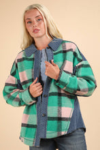 Load image into Gallery viewer, Pinky Plaid Shacket - Very J