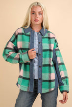 Load image into Gallery viewer, Pinky Plaid Shacket - Very J