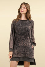 Load image into Gallery viewer, Maggie Mineral Washed Sweatshirt Dress - Very J