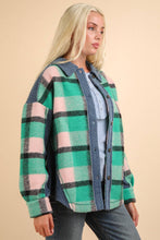 Load image into Gallery viewer, Pinky Plaid Shacket - Very J