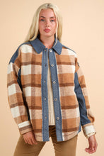 Load image into Gallery viewer, Pinky Plaid Shacket - Very J