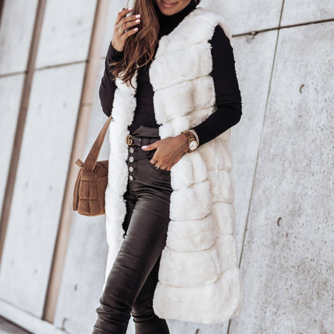 Fast and Furry Vest - White