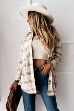 Load image into Gallery viewer, Lily Clothing - CWOJA0368_LOOSE FIT PLAID BIG BUTTONED SHIRTS JACKET: White / (XL) 1