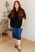 Load image into Gallery viewer, Because I Said So Dolman Sleeve Top in Black