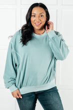 Load image into Gallery viewer, Beyond the Basics Pullover in Blue Grey