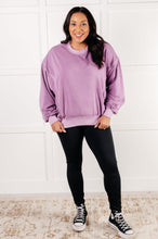 Load image into Gallery viewer, Beyond the Basics Pullover in Violet