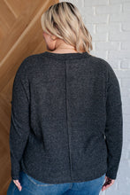 Load image into Gallery viewer, Casual Tuesday Ribbed Knit Sweater in Black