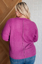 Load image into Gallery viewer, Casual Tuesday Ribbed Knit Sweater in Light Plum