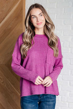 Load image into Gallery viewer, Casual Tuesday Ribbed Knit Sweater in Light Plum