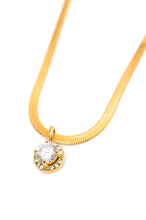 Load image into Gallery viewer, Here to Shine Gold Plated Necklace in White - online exclusive