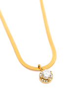 Load image into Gallery viewer, Here to Shine Gold Plated Necklace in White - online exclusive