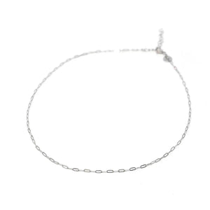 Mini Paperclip Chain Necklace - The Sis Kiss