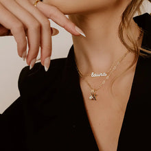 Load image into Gallery viewer, Mini Paperclip Chain Necklace - The Sis Kiss