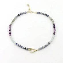 Load image into Gallery viewer, Midnight Natural Stone Necklace - The Sis Kiss