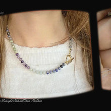 Load image into Gallery viewer, Midnight Natural Stone Necklace - The Sis Kiss