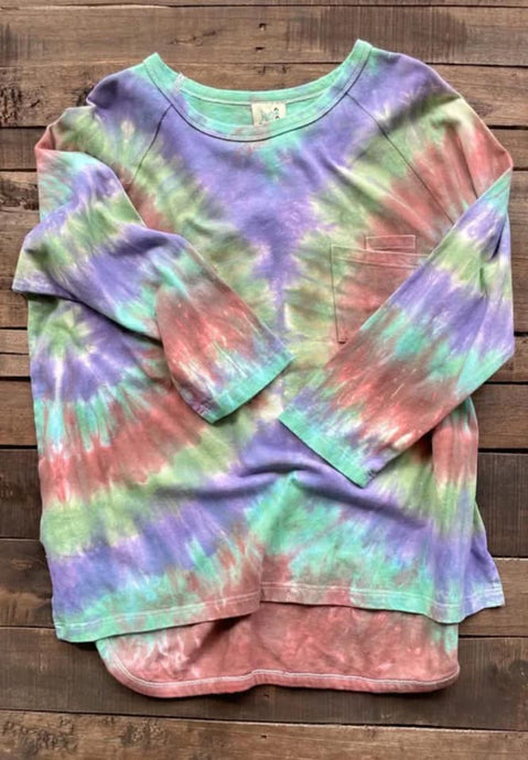 Wandering Meadows Tie Dye Top - Jaded Gypsy