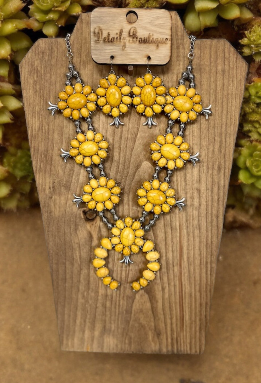 Sunshine Gold Squash Blossom Set - Cheeky's