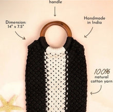 Load image into Gallery viewer, Laude the Label, Gabby, mini macramé bag