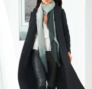 Cushnie Ombre Grey Scarf