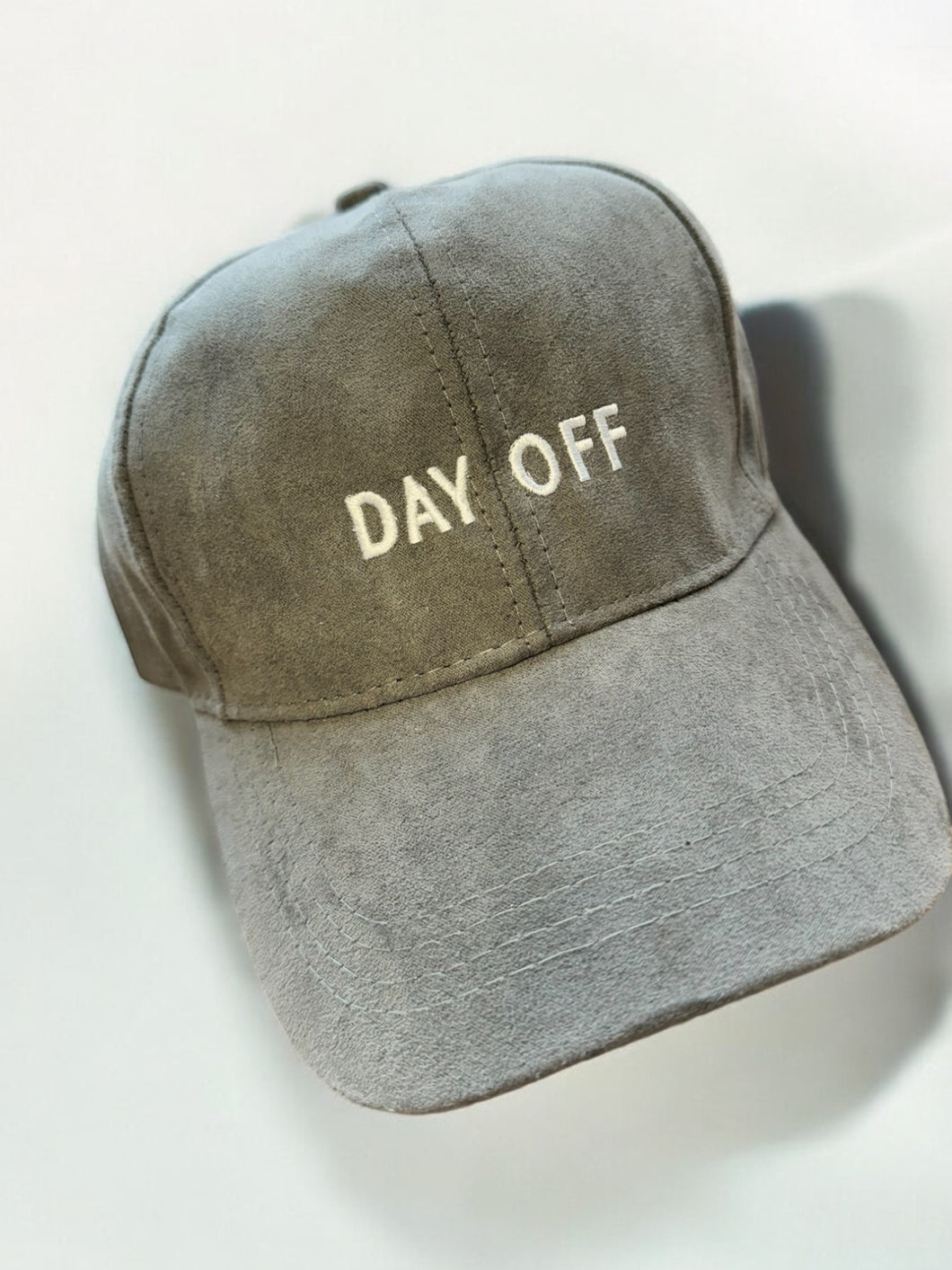 Day Off Cap Grey - Ultra Suede