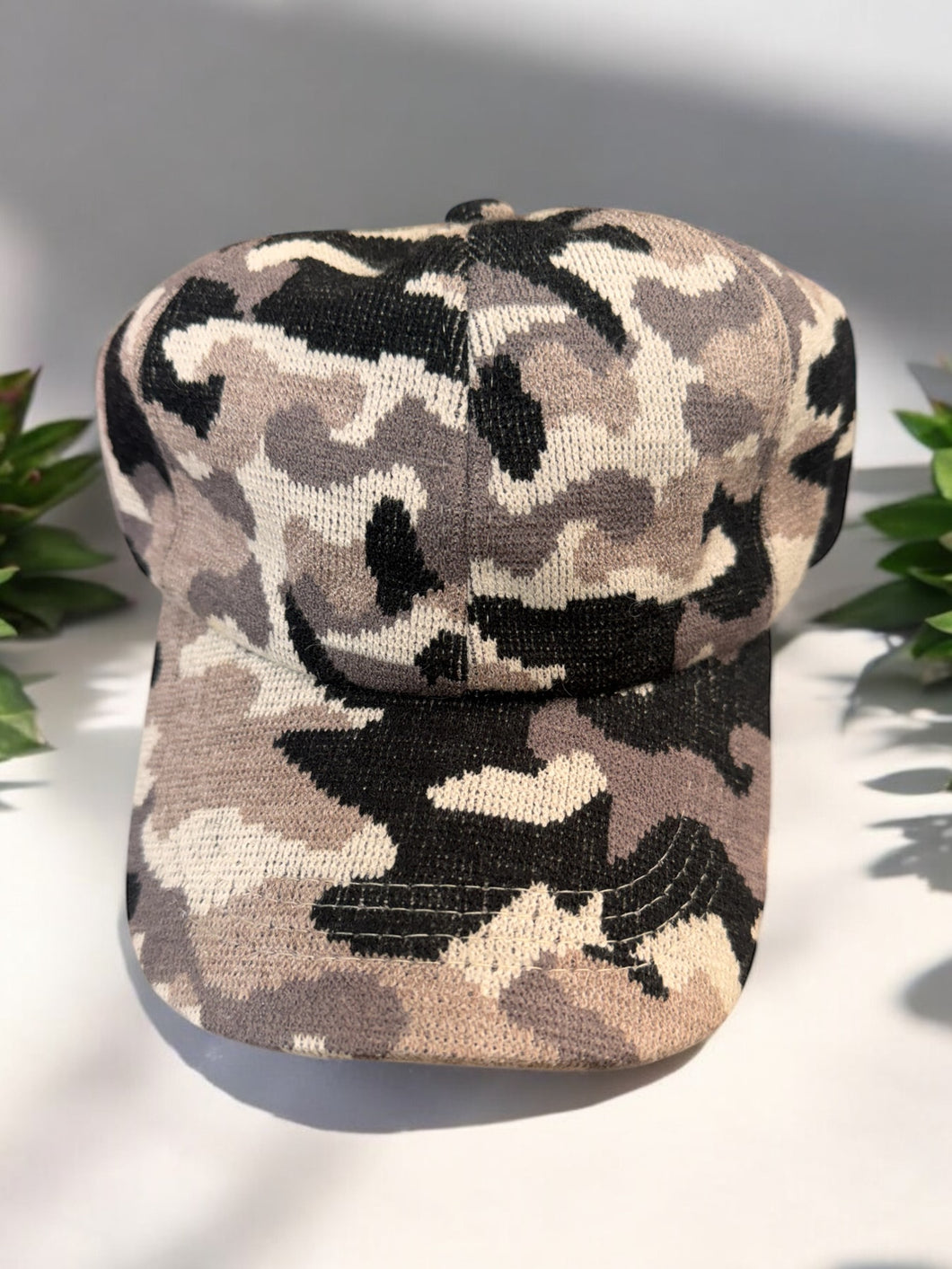 Grey Camo- Cap