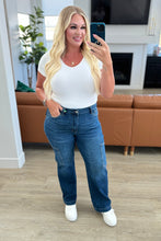 Load image into Gallery viewer, Leila High Rise Cargo Straight Jeans - Judy Blue