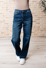 Load image into Gallery viewer, Leila High Rise Cargo Straight Jeans - Judy Blue