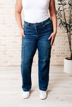 Load image into Gallery viewer, Leila High Rise Cargo Straight Jeans - Judy Blue