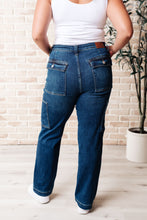 Load image into Gallery viewer, Leila High Rise Cargo Straight Jeans - Judy Blue