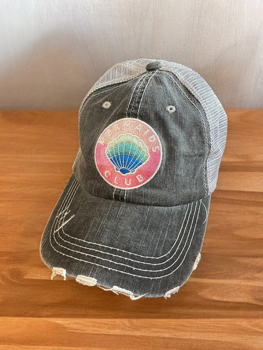 Mermaid Club Cap - Embroidery Patch