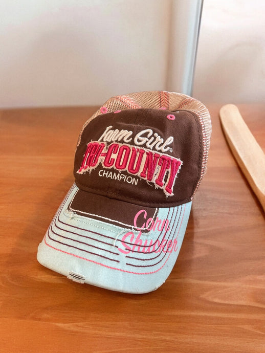 Farm Girl Cap - Embroidery