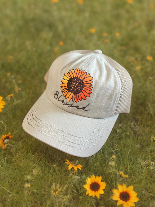 Blessed Sunflower Cap - Embroidery