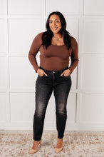 Load image into Gallery viewer, Rita Mid Rise Control Top Slim Jeans