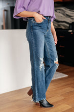 Load image into Gallery viewer, Rose High Rise 90&#39;s Straight Jeans in Dark Wash - Judy Blue