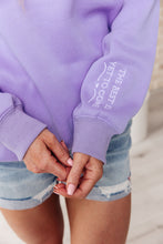 Load image into Gallery viewer, Stay Delulu Scuba Sweatshirt Periwinkle