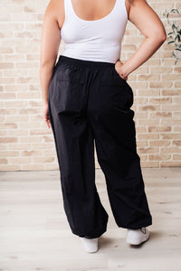 Step Up Joggers in Black - Rae Mode