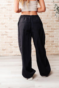 Step Up Joggers in Black - Rae Mode