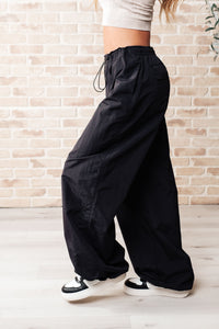 Step Up Joggers in Black - Rae Mode