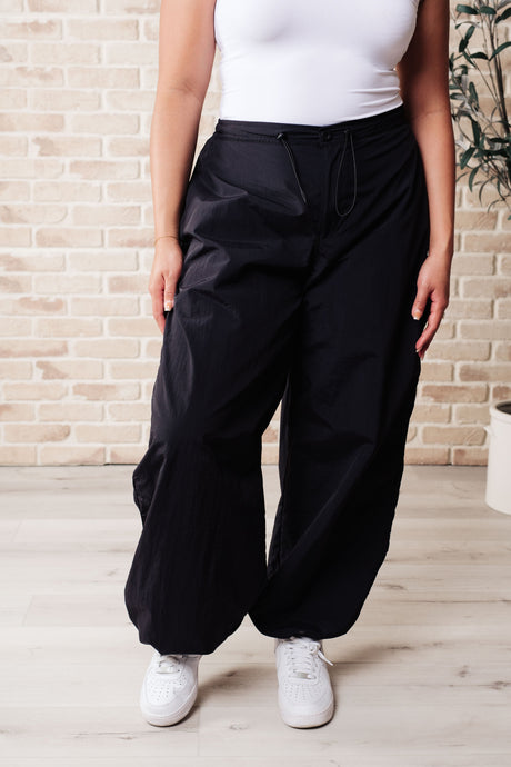 Step Up Joggers in Black - Rae Mode