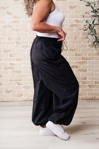 Step Up Joggers in Black - Rae Mode