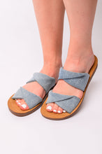 Load image into Gallery viewer, With a Twist Sandal in Denim