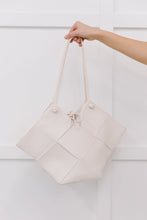 Load image into Gallery viewer, Woven Tote in White