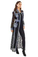 Load image into Gallery viewer, Denim Lace Duster - Adore