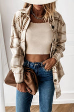 Load image into Gallery viewer, Lily Clothing - CWOJA0368_LOOSE FIT PLAID BIG BUTTONED SHIRTS JACKET: White / (S) 1