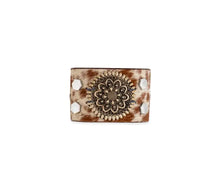 Load image into Gallery viewer, Brandianna Hair-on Hide Cuff Bracelet in Brown - Myra Bag