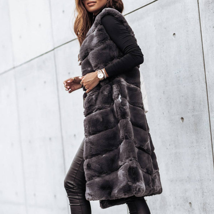 Fast and Furry Vest - Charcoal