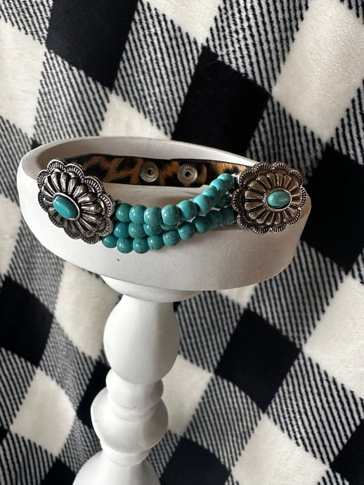 Leopard Turquoise Bracelet