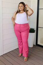 Load image into Gallery viewer, Tanya Control Top Faux Leather Pants in Hot Pink